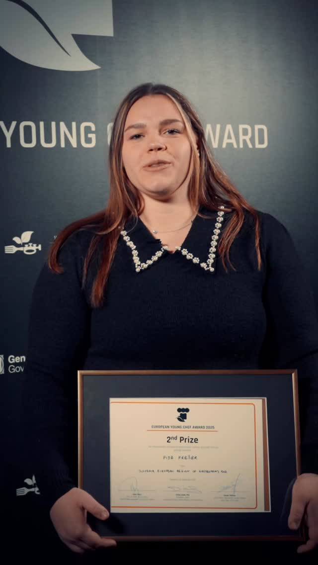 European Young Chef Award 2025’s 2 prize winner, P…